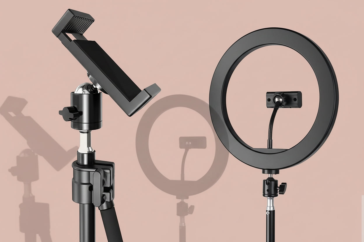 Anneau LED Selfie avec Trépied – Vidéo & Streaming