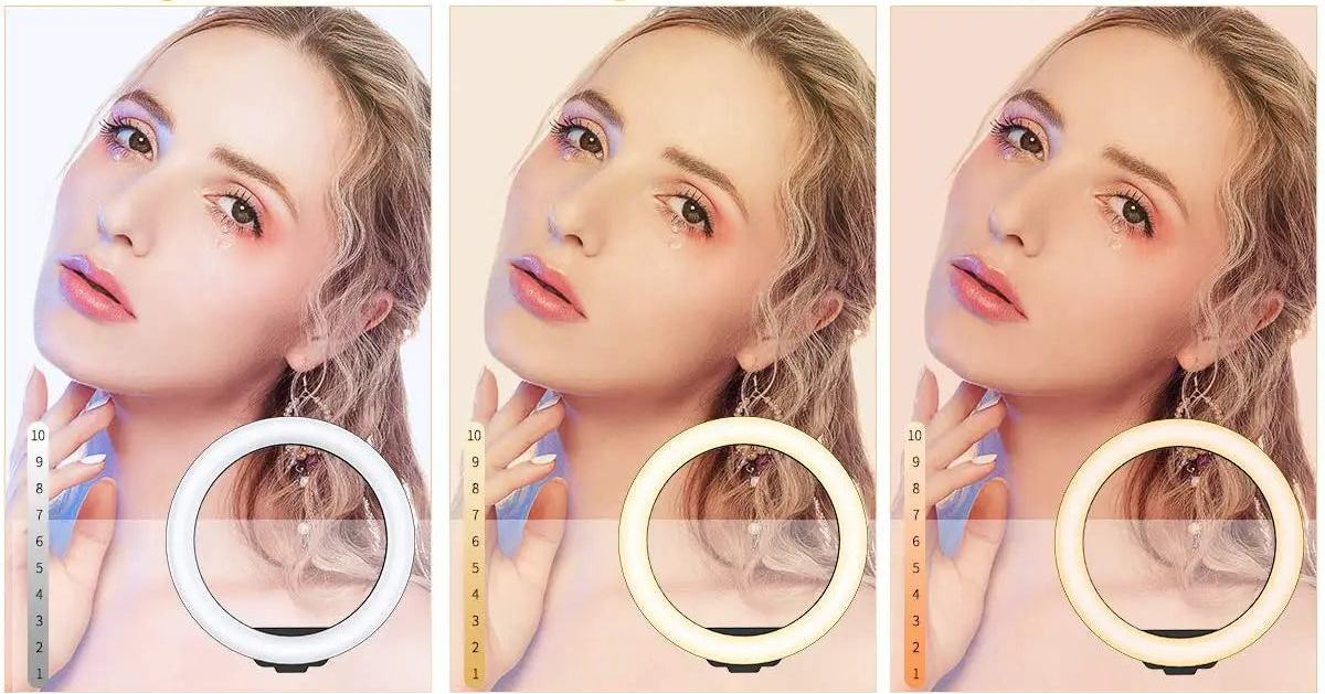 Anneau LED Selfie avec Trépied – Vidéo & Streaming
