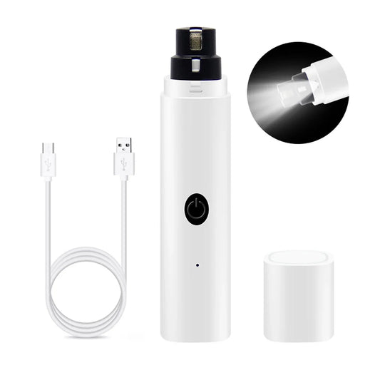 Coupe-Ongles Électrique Chien & Chat – Silencieux USB LED