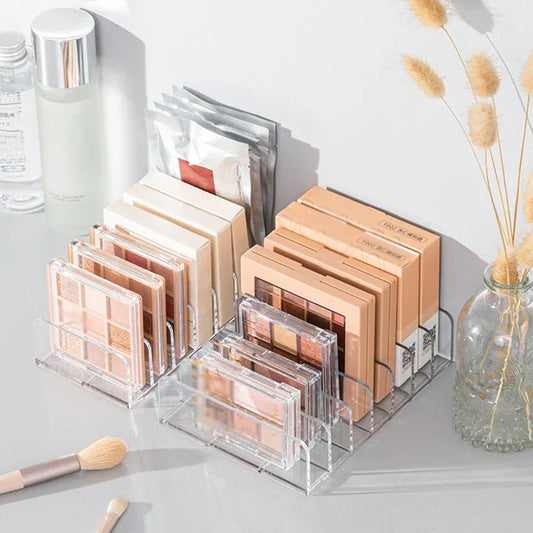 Boîte de Rangement Maquillage Transparente – 7 Compartiments