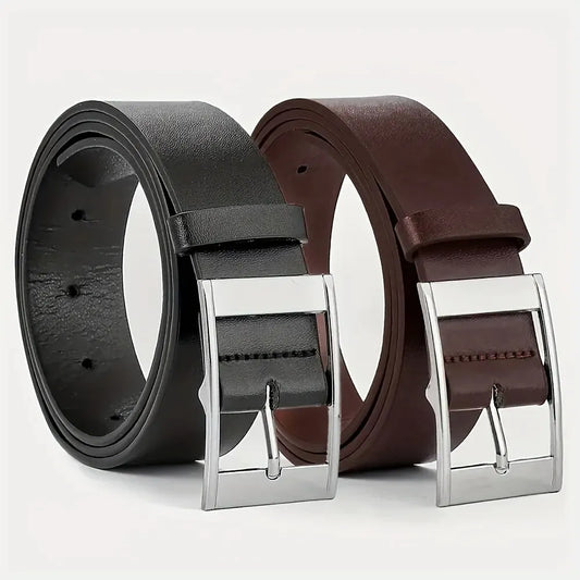 Ceinture Homme en Cuir PU – Style Luxe & Design Moderne