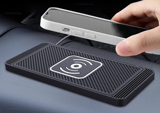 Chargeur Sans Fil Voiture – Compatible iPhone & Samsung